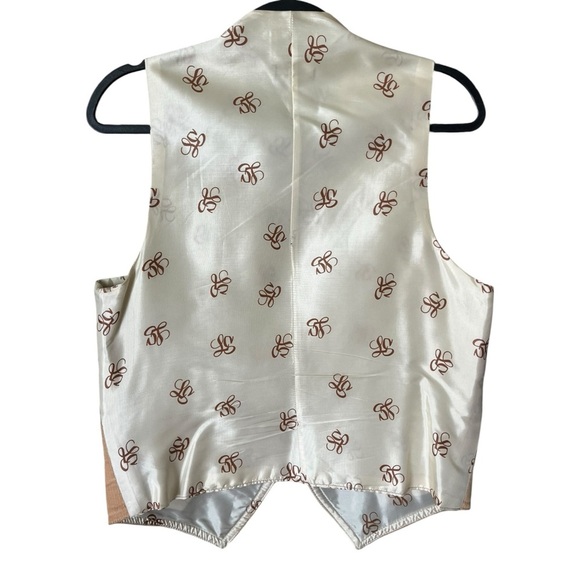 Vintage Levis Panatella Tan Corduroy 3 Piece Retro Suit 44” Chest 32” Waist - Picture 3 of 16